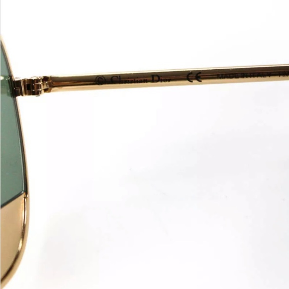 Christian Dior Aviator Split Gold Tone sunglasses - Picture 4 of 7